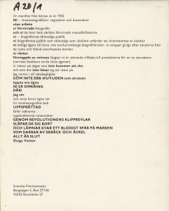 Svenska Filminstitutet - Filmklubben: Dziga Vertov