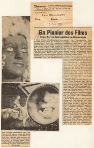Ein Pionier des Films. Dsiga Wertow-Retrospektive im Filmmuseum