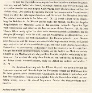 Über die Publikation "Aus den Tagebüchern" des Österreichischen Filmmuseums