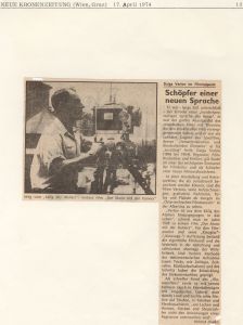 Schöpfer einer neuen Sprache