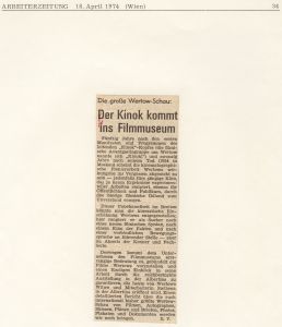Der Kinok kommt ins Filmmuseum