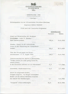 "Zwischentitelliste" für Kino-Pravda 1922, Auszüge