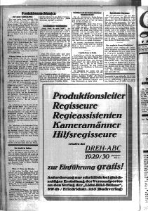 Ankündigung zu "Čelovek s kinoapparatom"