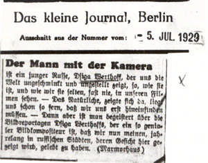 Der Mann mit der Kamera