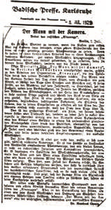 Der Mann mit der Kamera