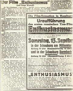 Der Film Enthusiasmus