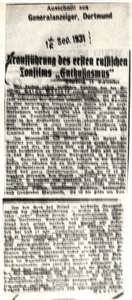 Uraufführung des ersten russischen Tonfilms Enthusiasmus