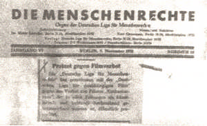 Protest gegen Filmverbot