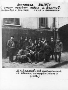 Vertov als Leiter der Wochenschau