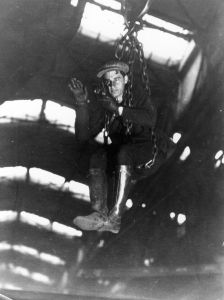 Kaufman bei Dreharbeiten