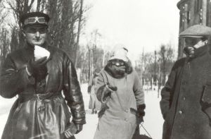 Vertov with two companions