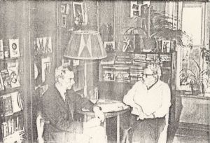 Svilova und Drobašenko in Vertovs Wohnung in Moskau