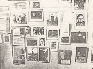 Vertovs Wohnung in Moskau, Vertov Bilder an der Wand