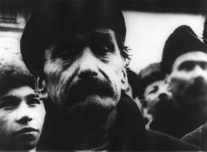 Mann in Großaufnahme