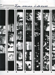 Kontaktabzug zu "Tri pesni o Lenine"