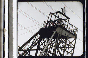 Fabriksszene mit Stern ganz oben