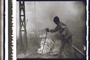 Arbeiter mit brennender Schlacke Motiv 2